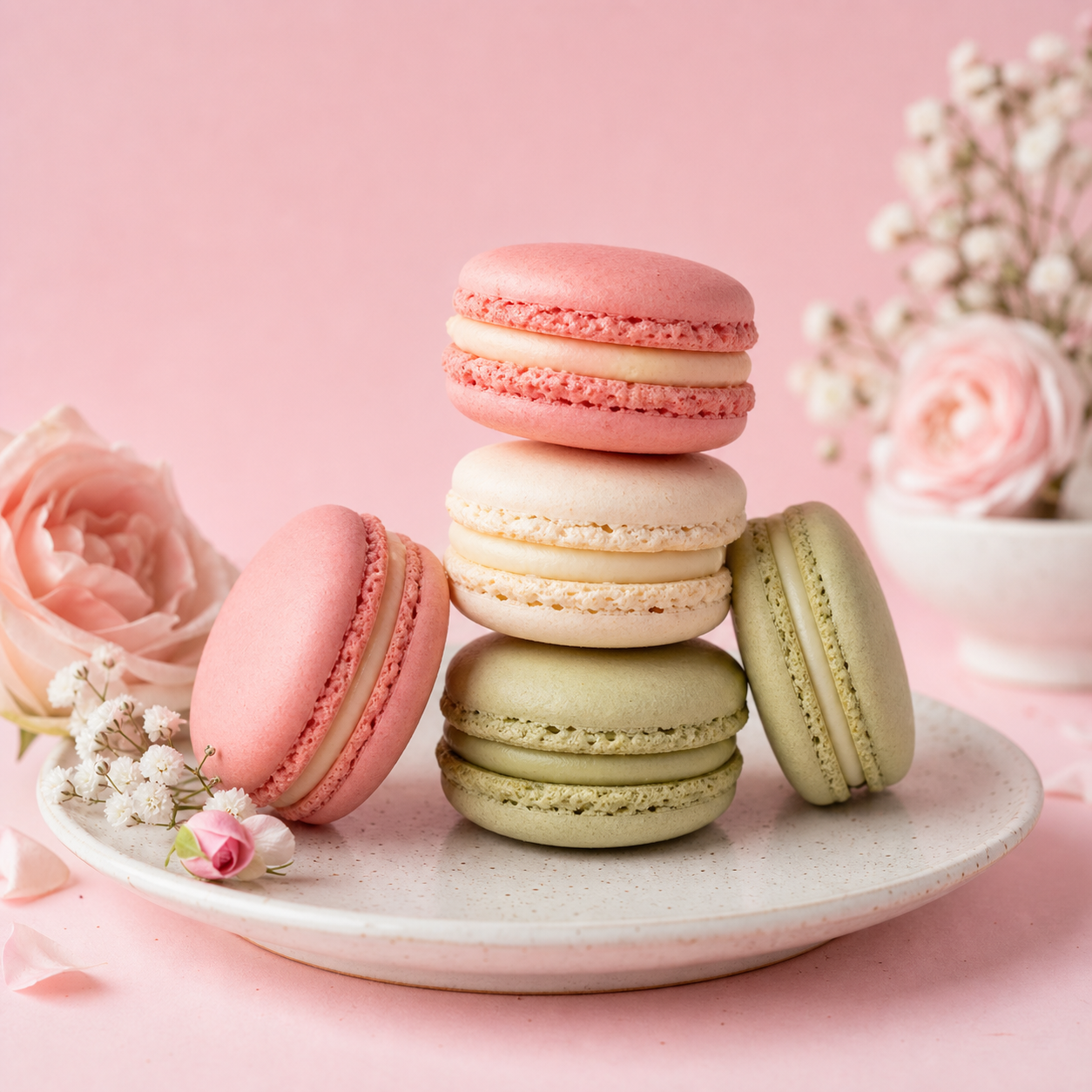 Macarons coloridos